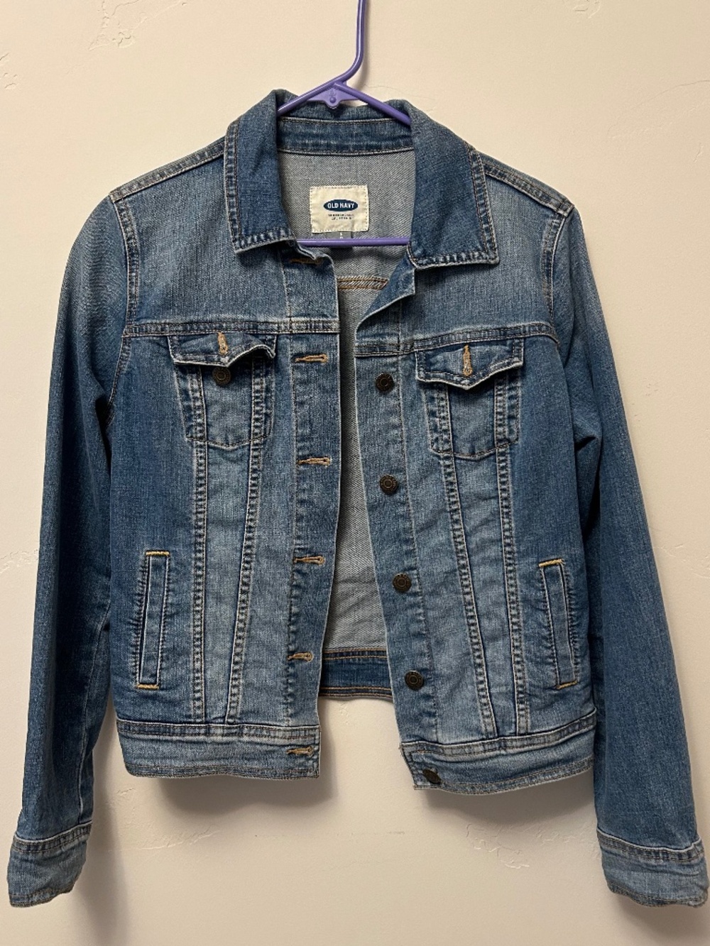 Old Navy Blue Denim Jacket - Size Small